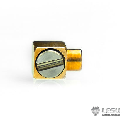 LESU modified stainless steel precision elbow M3 oil nozzle suitable for 2*1MM brass pipe oil pipe installation