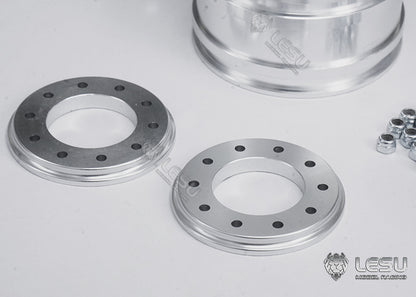 1/14 truck aluminum alloy wheel hub W-2043-C flange axle front wheel hub oval hole Tamiya tractor LESU