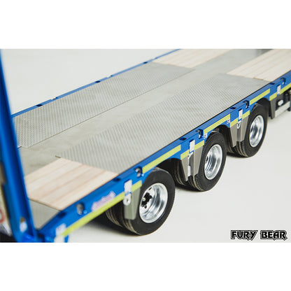 Nooxion 1/14 Truck Model OSDS 48-03 Series Engineering 3-Axle Trailer