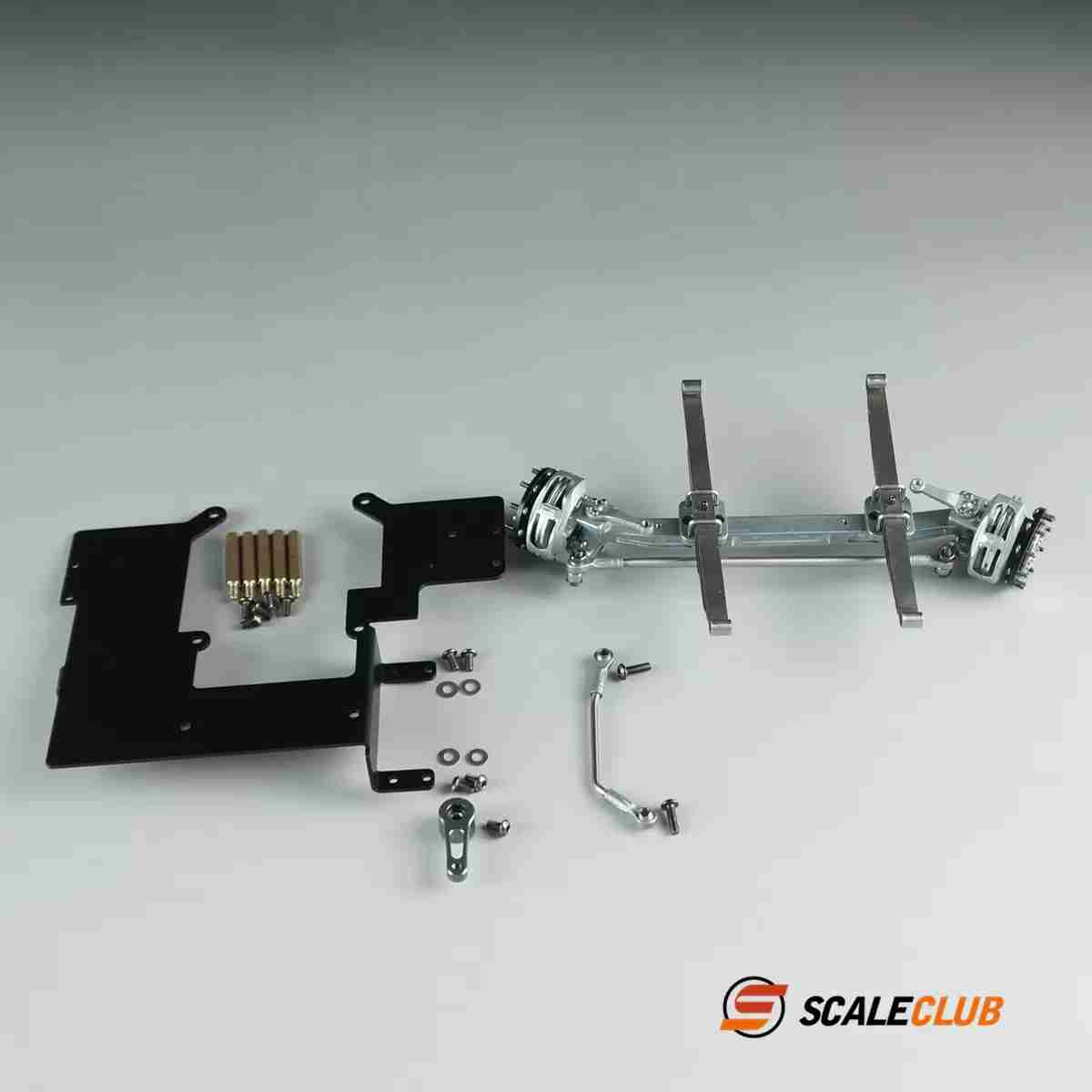 scaleclub 1/14 Tamiya tractor truck dump truck metal non-powered tilt front axle brake caliper