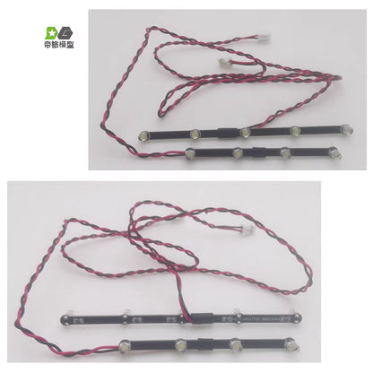 DG RC Tamiya 1/14 Scale Truck Parts: Headlights, Roof Lights, Spotlights (56368, 56371)