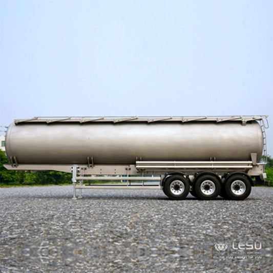 LESU 1/14 Tamiya tractor truck universal oil tank semi-trailer 20 feet 40 feet trailer