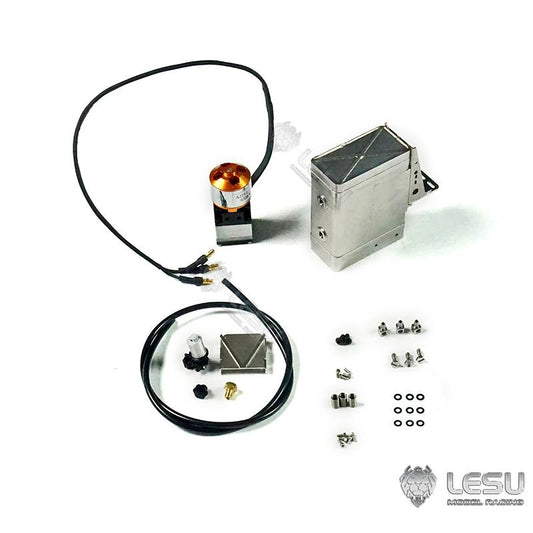 LESU Metal Stainless Steel Integrated Oil Pump Tank Y-1522 for Tamiya 1/14 RC Dump Truck Model Toy Upgrade Modification Parts