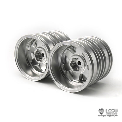 1/14 American truck special aluminum alloy wheel Tamiya tractor King Global Line Black Knight tractor modification
