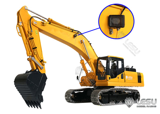 LESU for 1/14 simulation heavy machinery LESU AC360 excavator model arm S-1307 LED spotlight or DIY Tamiya model modification