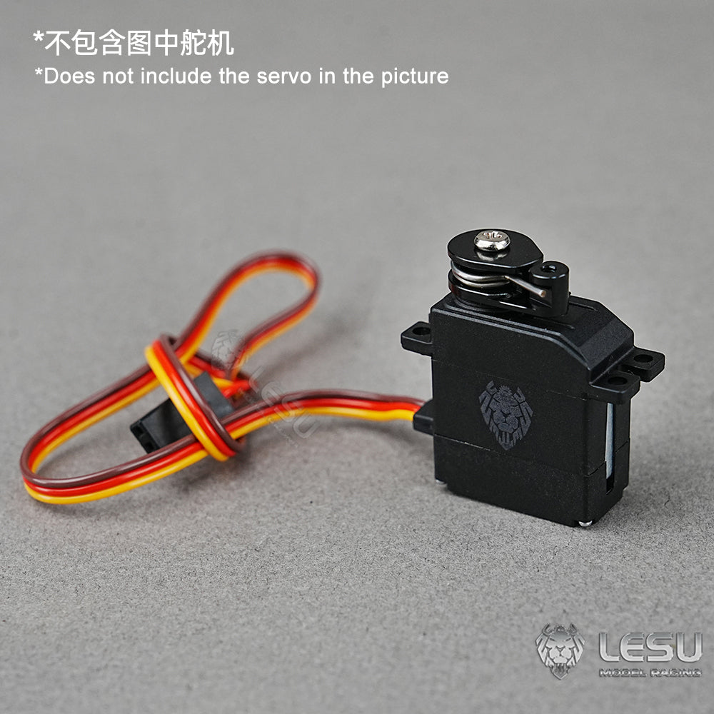CNC aluminum alloy metal servo arm to prevent the servo from blocking and burning out. High torque and high strength M2 servo rocker arm