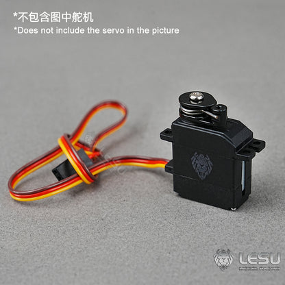 CNC aluminum alloy metal servo arm to prevent the servo from blocking and burning out. High torque and high strength M2 servo rocker arm