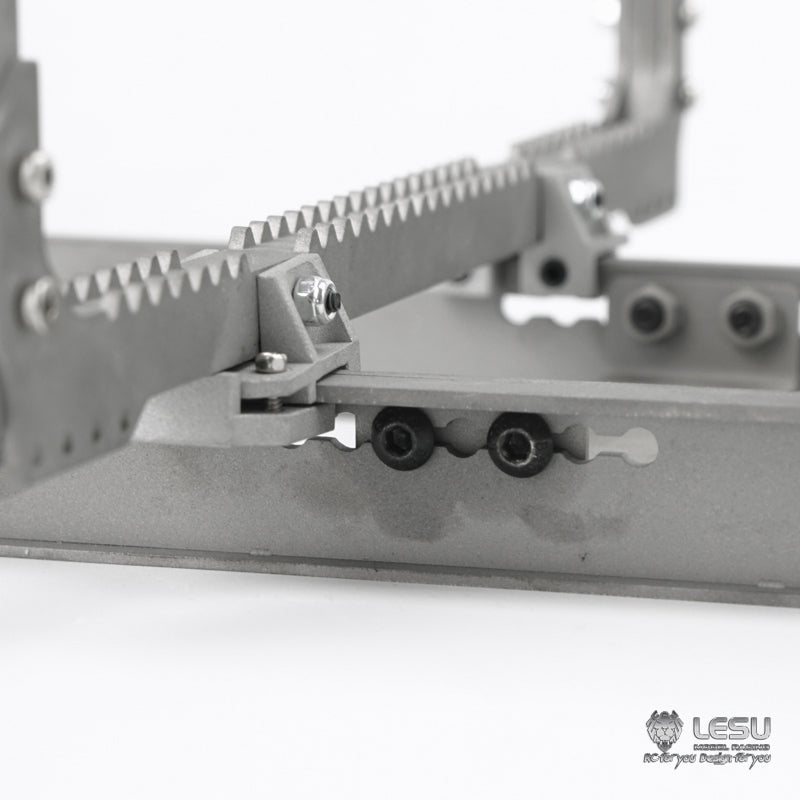 LESU 1/14 Tamiya Truck Roll-off Fully Unloading Hydraulic Full Metal Loading Tree Bucket LS-20160901-I