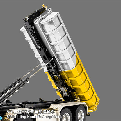 1/14 TGS 8×8 Folding Full‑Dump Roll‑Off Truck, 1‑Pump 5‑Spool Valve V2.0, LESU LS‑Z0098