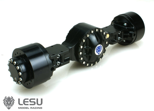 LESU 1/16 loader engineering vehicle RD-2001 lock differential axles wheel side planetary reduction axles modification model