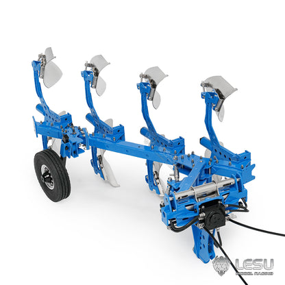 LESU 1/14 Tractor‑Compatible Hydraulic Two‑way Reversible Plow AT‑C0072, Metal Tractor Accessory