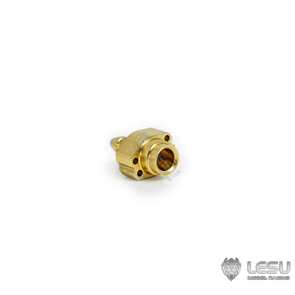 Hydraulic model modified copper tube welding oil nozzle welding outer diameter 3 copper tube connected to outer diameter 3 inner diameter 2 nylon tube