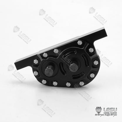 LESU 1/14 Tamiya tractor truck dump truck modified aluminum alloy reduction gear ratio 1:2 transfer case F-5024