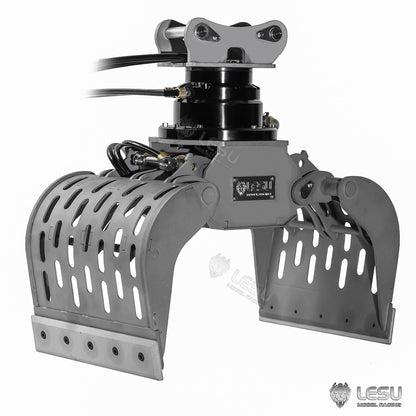 LESU 1/14 simulation hydraulic excavator PC360, wheel excavator, small short tail modified quick change hydraulic mechanical claw accessories