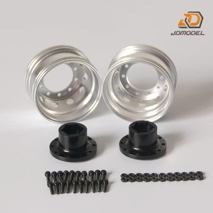 JDMODEL JDM-5 Metal Front Wide Hub for 1/14 RC Traction Truck Model Toy Bearing or Power Hub