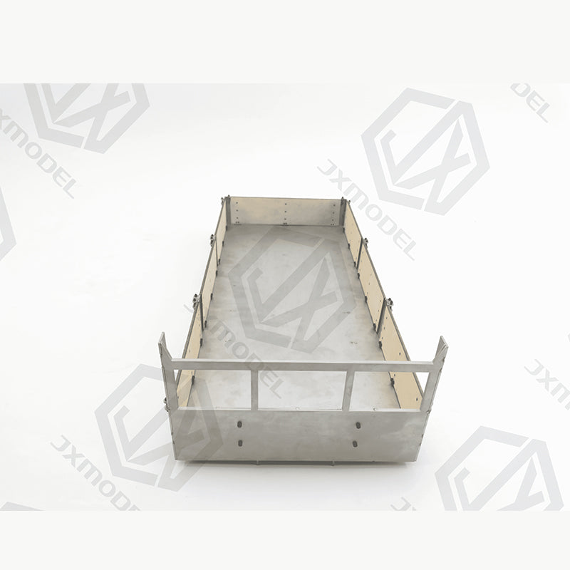 Hong Kong style wooden railing box JXmodel Tamiya 1/14 scale truck modification upgrade simulation carved wood board