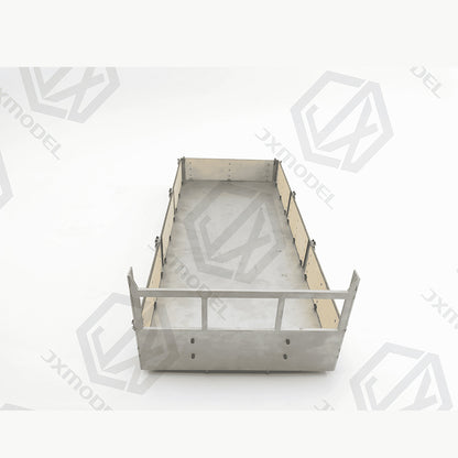 Hong Kong style wooden railing box JXmodel Tamiya 1/14 scale truck modification upgrade simulation carved wood board