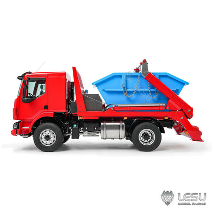 1/14 4×4 Hydraulic 4‑Spool Rocker‑Arm Tipper Truck, Integrated Welded Copper Tubing, LESU LS‑Z0067