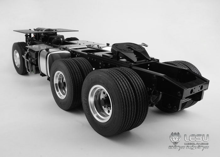 LESU 1/14 Tamiya benz1851 3363 tractor truck 6X4 metal chassis remote control model truck modification