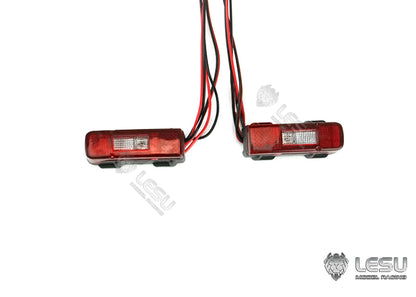 1/14 Truck Model Toy Tail Light S-1266 Tractor Wooden Car Flatbed Truck DIY Modified LESU