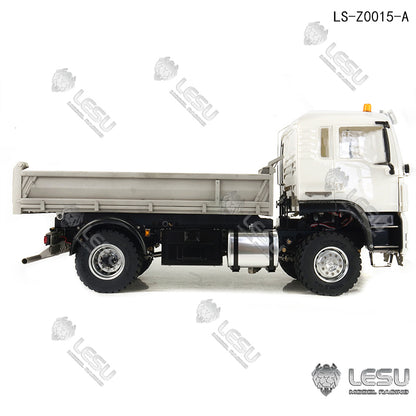 LESU 1/14 Tamiya Truck Model Toy Full Drive 4X4 High Torque Dump Toy