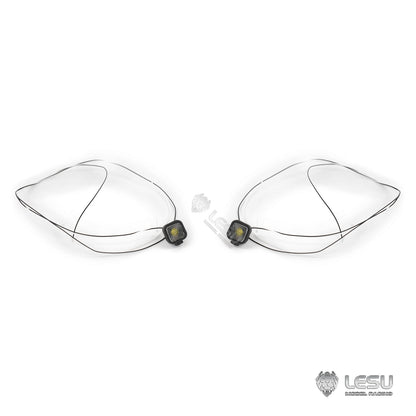 LESU 1/14 Engineering Truck Simulation Spotlight Headlight LED Light S-1323 DIY Modified Accessories Model