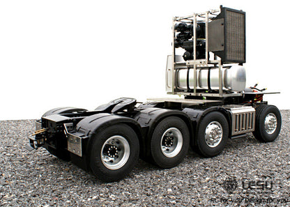 LESU 1/14 Tamiya Benz 1851 3363 Heavy Duty Tractor Truck Chassis 8X8 Full Drive Differential Lock Axle