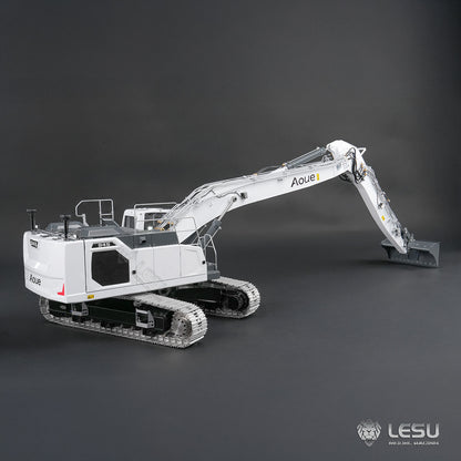 LESU 1/14 Engineering Remote Control Hydraulic Model CNC 7-way Directional Valve Aoue-945 Long Arm Excavator BA-B0034