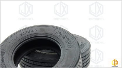 Narrow tire-JXmodel-79mm diameter Tamiya truck 1:14 construction machinery like real rubber