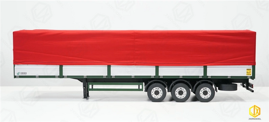 Metal car tarpaulin kit JXmodel car model 1:14 KIT version trailer trailer fence semi-trailer all-aluminum