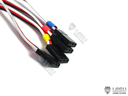 For 1/14 truck engineering machinery model toy light and sound system upgrade accessories LESU EL-001 electronic equipment kit