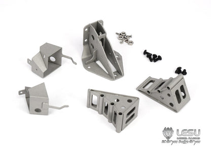 1/14 truck spare tire rack wheel anti-slip set G-6152 Tamiya mud head DIY tractor model LESU