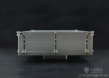 LESU1/14 Tamiya heavy tractor 8*8 remote control car model modified 280MM cargo box LS-20160303
