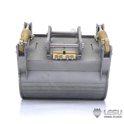 LESU 1/14 Engineering Hydraulic Excavator CAT 374F Modified Quick Change Hydraulic Opening and Closing Bucket Attachment