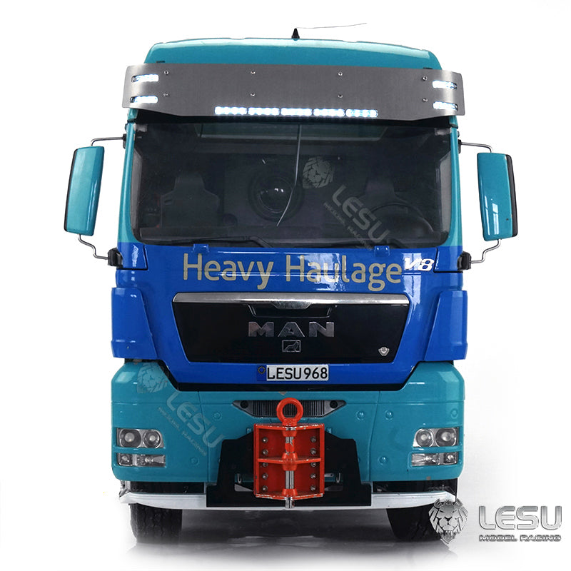For 1/14 RC Tamiya TGX tractor truck model sun visor lighting set upgrade accessories LESU S-1304-A C