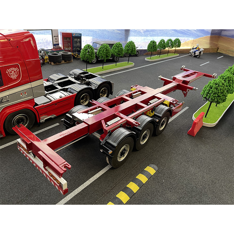 Nooxion 1/14 scale 20-40 feet telescopic multi-purpose container skeleton trailer