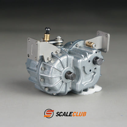Scaleclub Model Metal Simulation Central Differential with Locking Transfer Case A B C D for 1/14 RC Truck Model Upgrade Parts