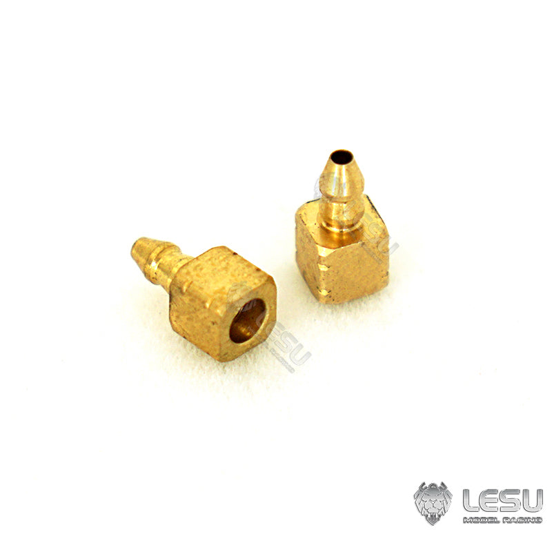 1/14 engineering machinery hydraulic model hydraulic component Y-1539 copper pipe welding parts suitable for outer 3 inner 2LESU