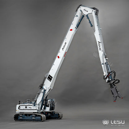 LESU 1/14 Fully Hydraulic Remote Control Model Simulation Excavator Aoue-LR960 Demolition Machine Excavator