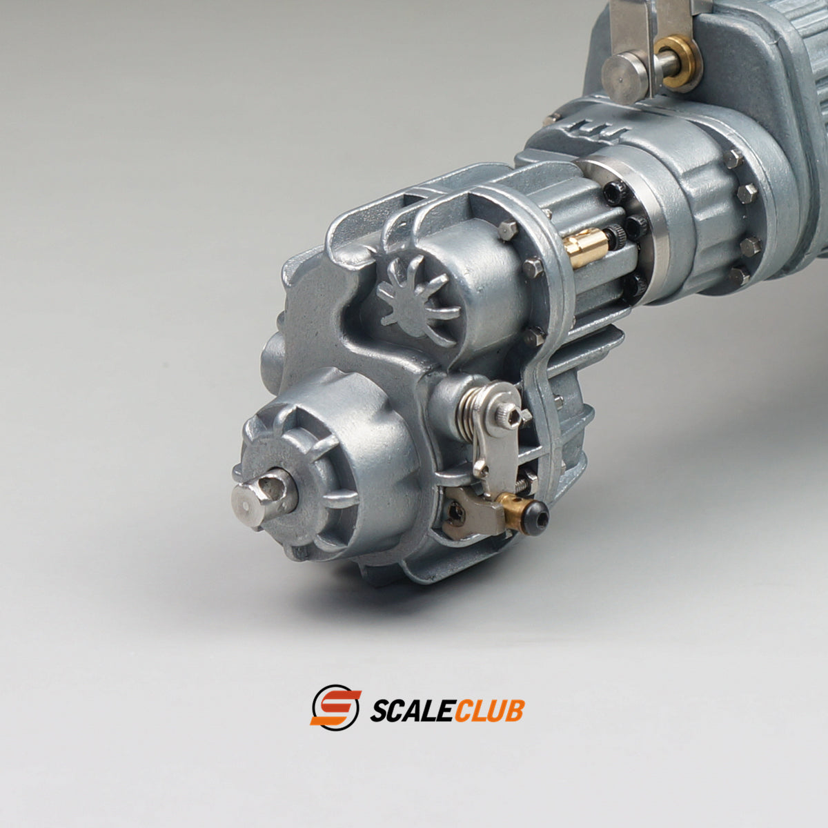 Scaleclub Metal 27T Front and Rear Differential Transfer Drive Integrated Gearbox Suitable for 1/14 RC Truck Model Toy Parts