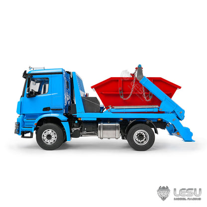 1/14 4×4 Hydraulic 4‑Spool Rocker‑Arm Tipper Truck, Integrated Welded Copper Tubing, LESU LS‑Z0067