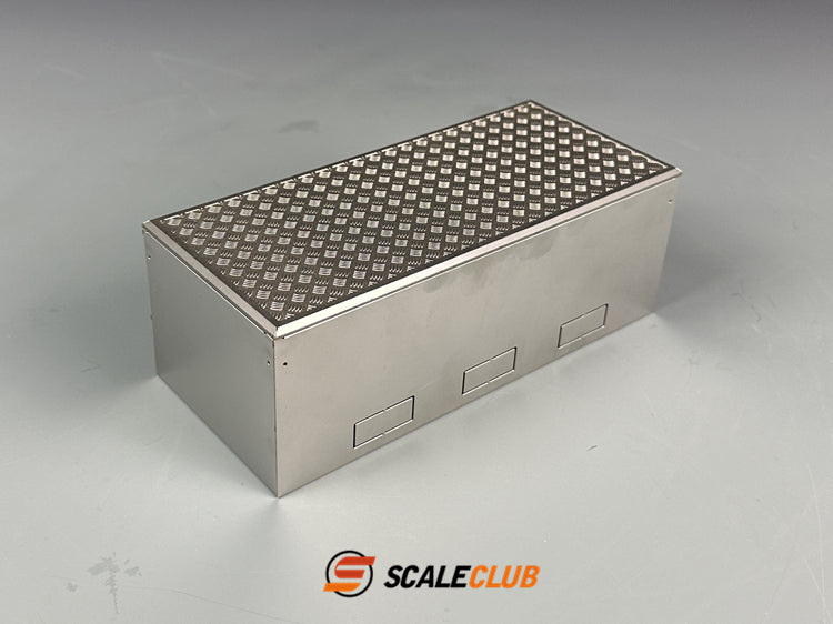 scaleclub 1/14 Tamiya truck trailer flatbed truck ballast bucket DIY modified battery box toolbox