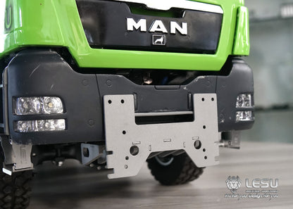 1/14 Truck TGS Front Bumper Coupler Simulation Decorative Parts G-6191 Winch Set LESU Model
