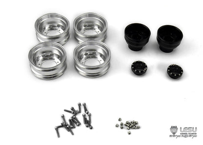 1/14 truck aluminum alloy universal metal wheel W-2048 Tamiya tractor toy 3363 model LESU