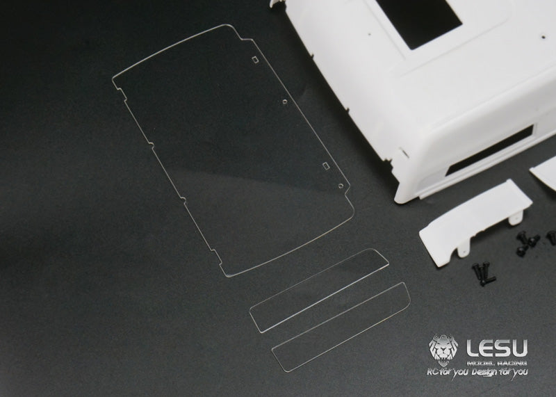 1/14 truck toy TGX car shell metal chin pump bumper Tamiya mud tractor accessories car model
