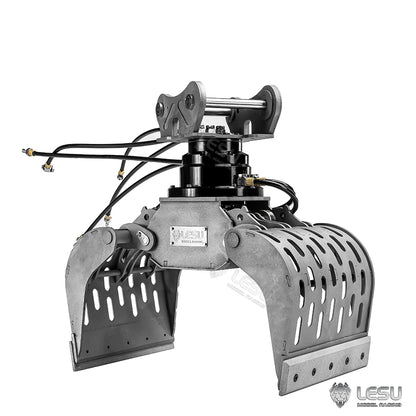 LESU 1/14 Engineering Hydraulic Excavator CAT 374F Modified Quick Change Hydraulic Mechanical Claw Attachment