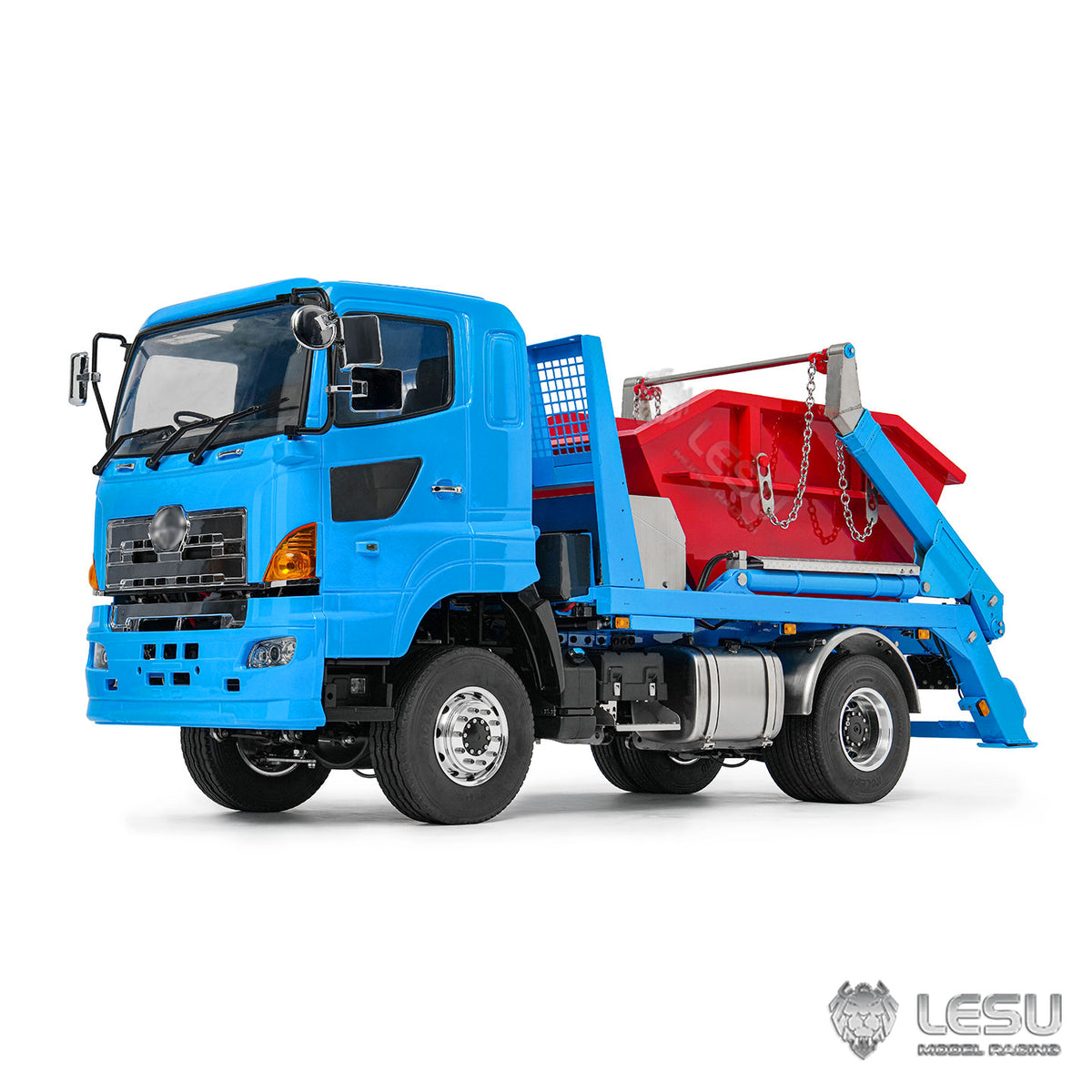 1/14 4×4 Hydraulic 4‑Spool Rocker‑Arm Tipper Truck, Integrated Welded Copper Tubing, LESU LS‑Z0067