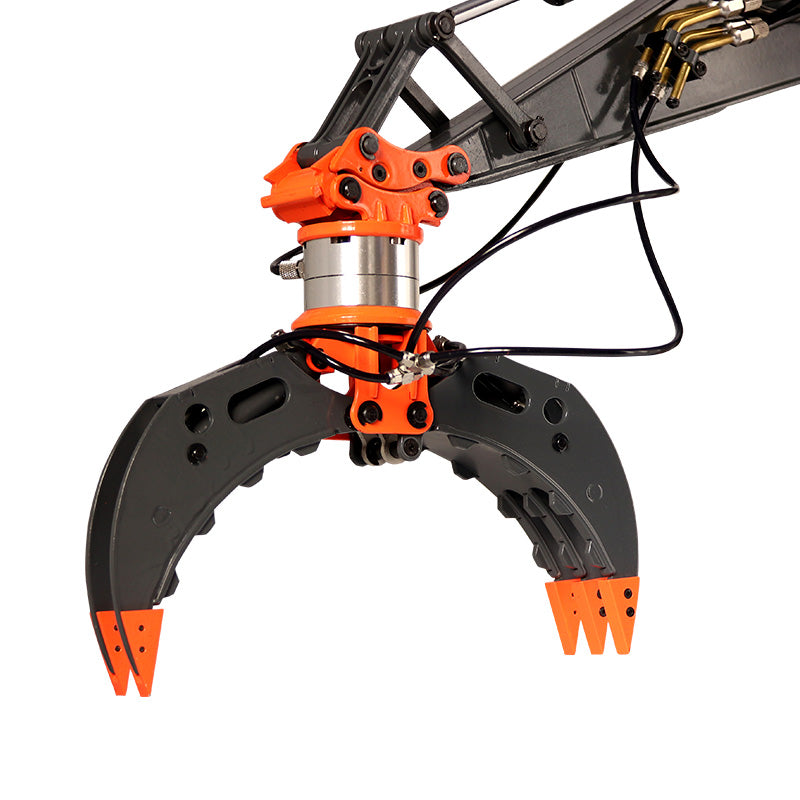JDMODEL JDM-106S excavator model hydraulic claw v2, dedicated for RC engineering machinery excavator