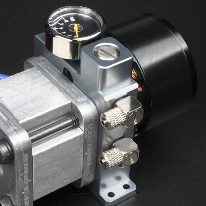 CUT Italian 4020 oil pump model hydraulic pump oil pump comes with pressure regulator and pressure gauge