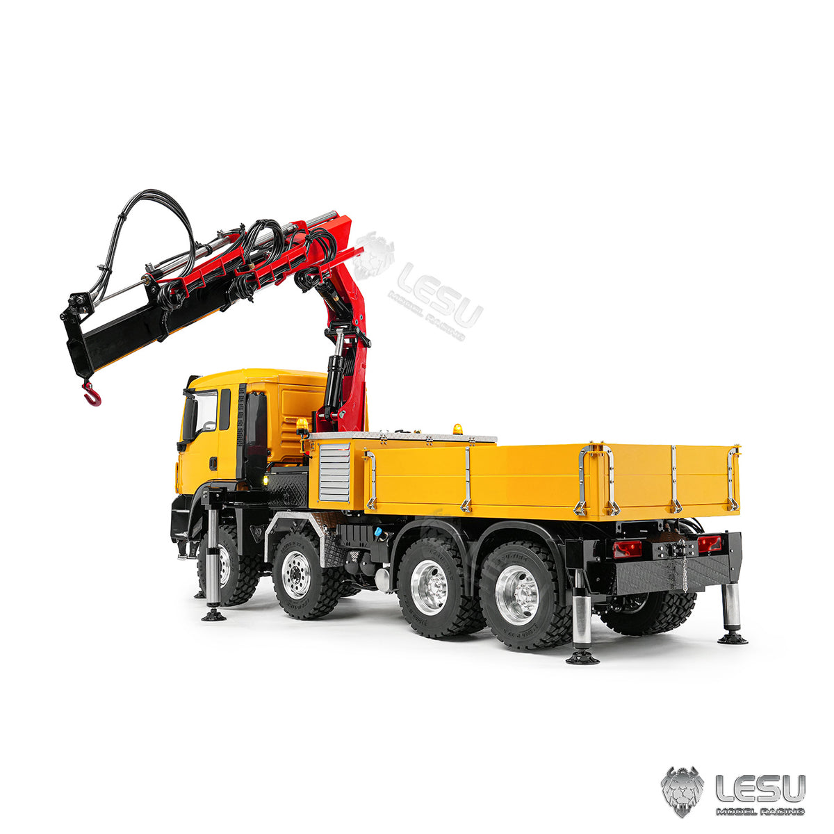 LESU 1/14 TGS 8x8 truck-mounted crane loader, can be equipped with a boom lift LS-Z0082 LESU